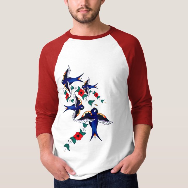 Camiseta FlowerBird (Frente)