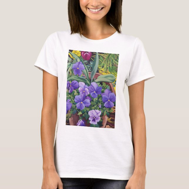 Camiseta Flowerpots com Pansies 2007 (Frente)