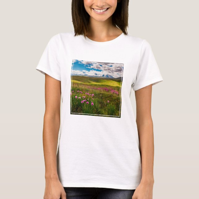 Camiseta Flowers | Altai Mountains, Siberia, Russia (Frente)