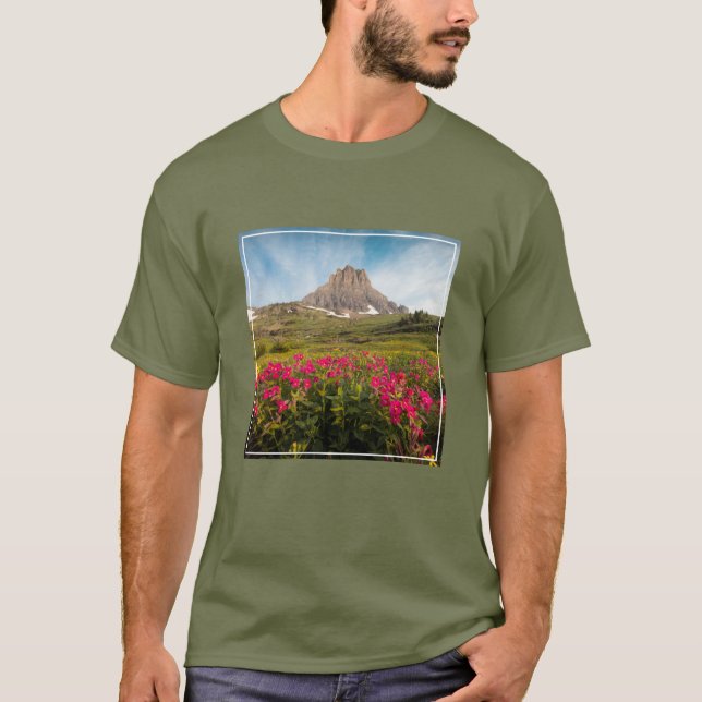 Camiseta Flowers | Montana's Glacier National Park (Frente)