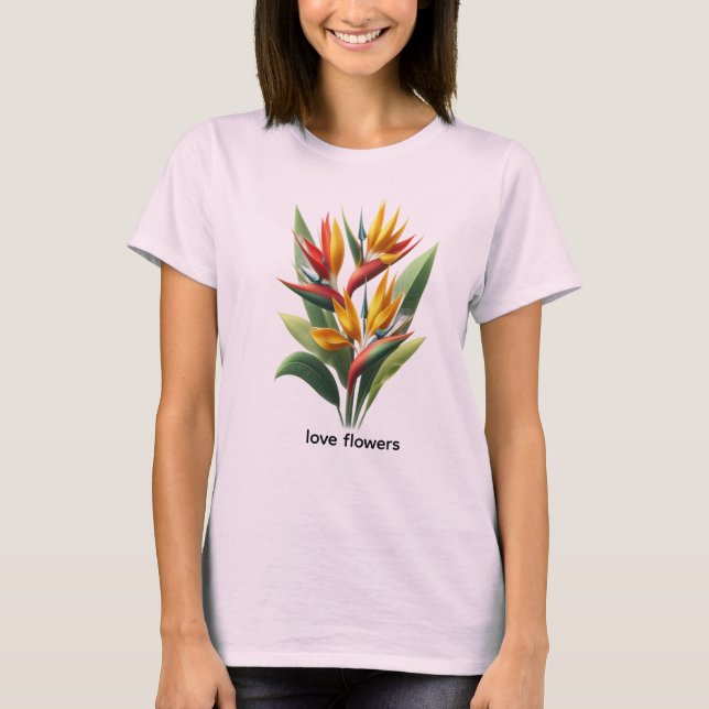 Camiseta flowers T shirt (Frente)