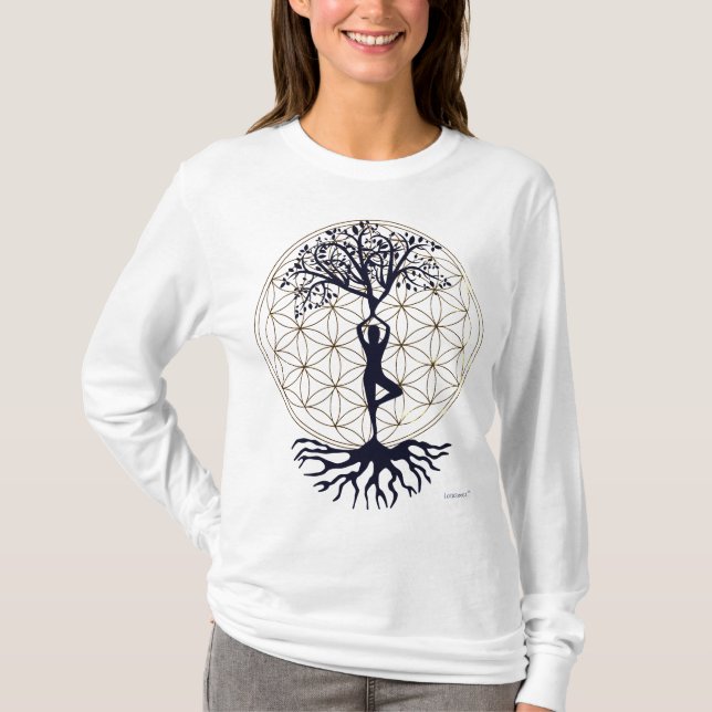 Camiseta Flowertree of Life Longsleeve (Frente)