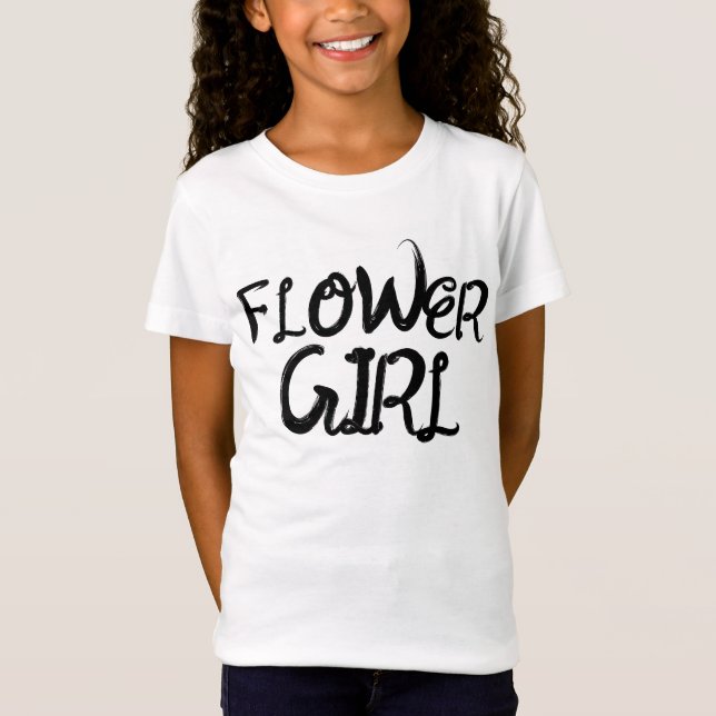 CAMISETA FLOWGIRL BRUSH LETTER T-SHIRTS (Frente)