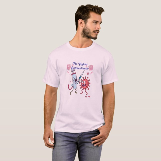 Camiseta Flu Fighter Extraordinaire (Frente Completa)