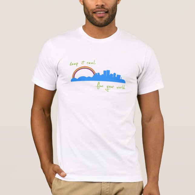 Camiseta Fluc seu mundo (Frente)