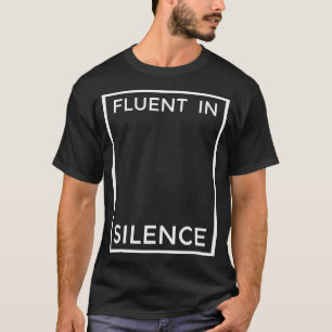 Camiseta Fluente de INFJ em Silêncio Eu Introduzo Presente 