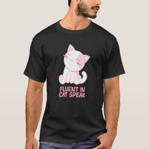 Camiseta Fluente em Fala de Gato Gato Humor de Gatinho Mãe 