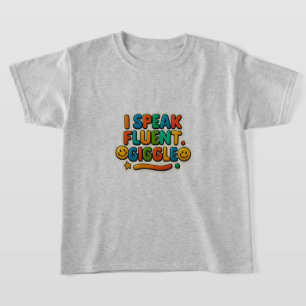 Camiseta Fluente em Giggles Kids Tee
