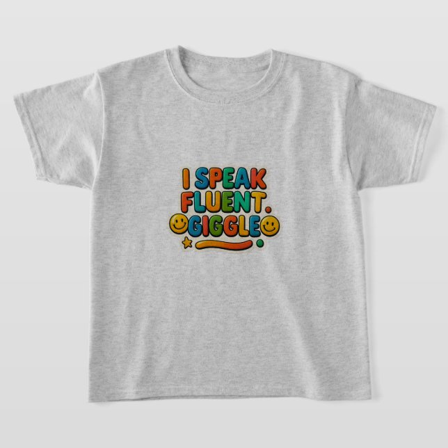 Camiseta Fluente em Giggles Kids Tee (Postura )