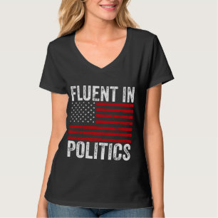 Camiseta Fluente em Política