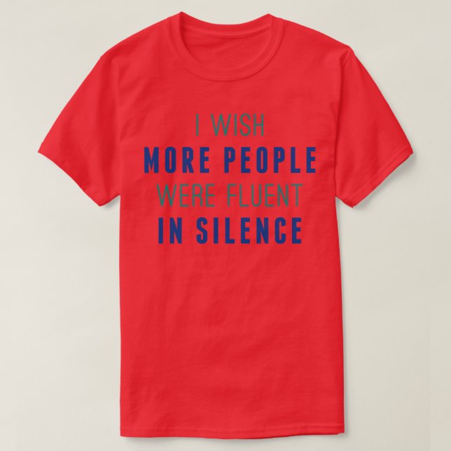 Camiseta Fluente Em Silêncio (Frente do Design)