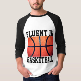 Camiseta Fluente No Basquete Engraçado