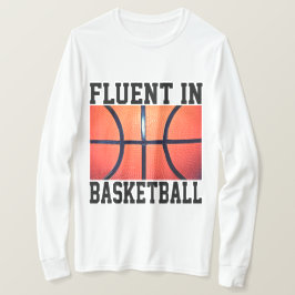 Camiseta Fluente No Basquete Engraçado