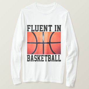 Camiseta Fluente No Basquete Engraçado