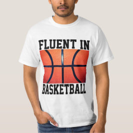 Camiseta Fluente No Basquete Engraçado