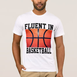 Camiseta Fluente No Basquete Engraçado