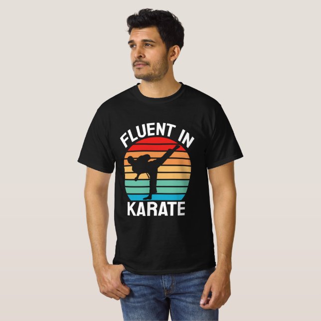 Camiseta Fluente no Karate Funny Karate (Frente Completa)