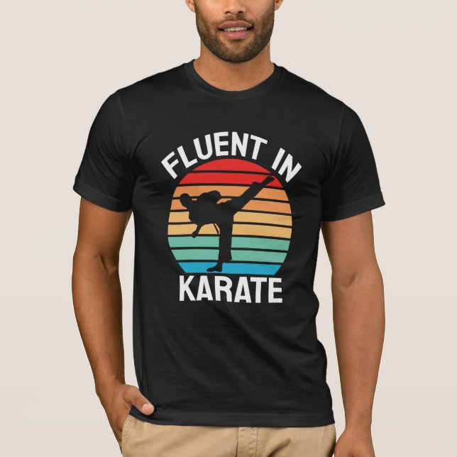 Camiseta Fluente no Karate Funny Karate (Frente)