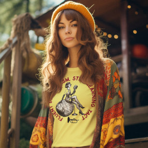 Camiseta FLUENTE NO SARCASM AINDA APRENDENDO TACT T-Shirt