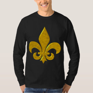 Camiseta Fluer De Lis Hammered Dourado