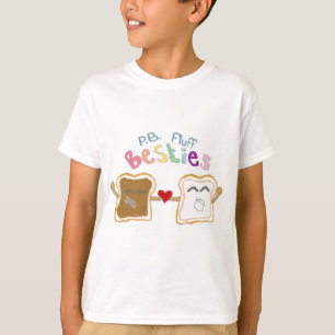 Camiseta fluff da manteiga de amendoim dos besties
