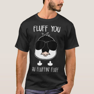 Camiseta fluff o você t-shirt da galinha do fluff do