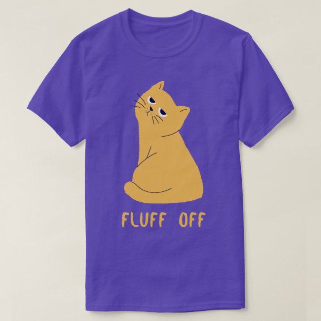 Camiseta Fluff Off  (Frente do Design)