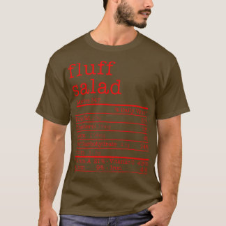 Camiseta Fluff Salad Nutrition Facts Matching Thanksgiving