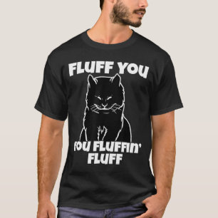Camiseta Fluff Você Fluffin Fluff Shirt Cat Natal