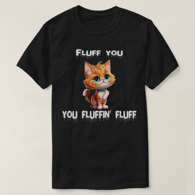 Camiseta fluff você flufone fluff (Frente do Design)