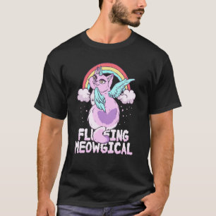 Camiseta Fluffing Meowgical Kittycorn Unicorn Magical Cat R