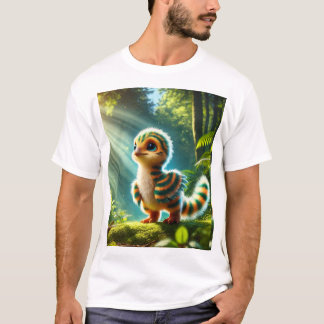 Camiseta Fluffy Baby Dinosaur in a Maggie"