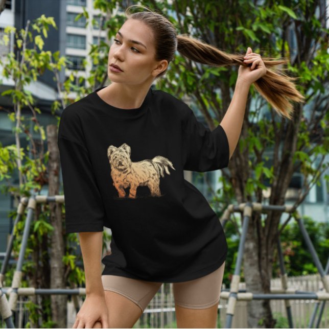 Camiseta Fluffy Dog (Criador carregado)