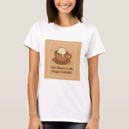 Camiseta Fluffy Pancakes & Fresco de Sumo Laranja - Café da