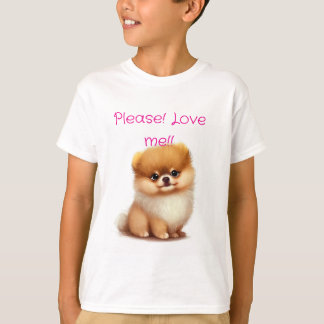 Camiseta Fluffy Pomeranian Adorável