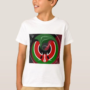 Camiseta Fluid Kenya Flag Hakuna Matata