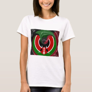 Camiseta Fluid Kenya Flag Hakuna Matata
