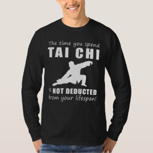 Camiseta Fluir e Rir! Tai Chi - Sem Dedução De Vida, Jus