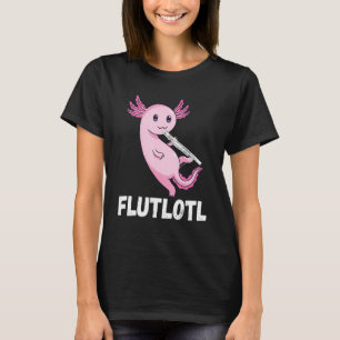 Camiseta Flute Axolotl Flute Player Musical