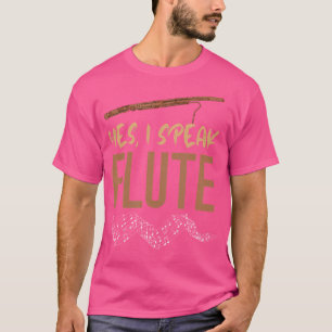 Camiseta Flute Music Flute Player Sim Falo Flute Flutist