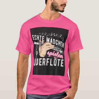 Camiseta Flute Music Instrumento Musical Transver