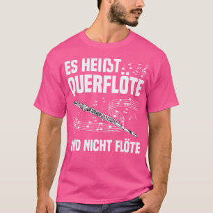 Camiseta Flute Music Instrumento Musical Transver