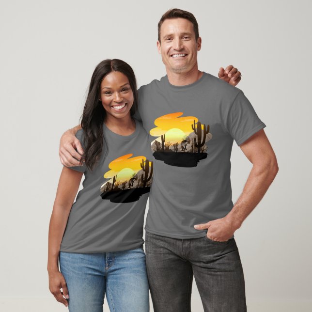 Camiseta Flute Playing Desert Kokopelli (Unissex)