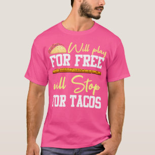 Camiseta Flute Shirt Funny Taco Cita Instrumento Musical F