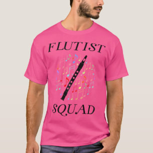Camiseta Flutist Flute Squad Professional Orchestra Flutist