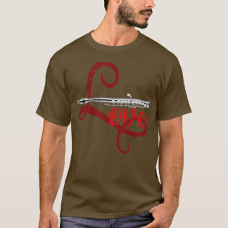 Camiseta Flutist Love Flute