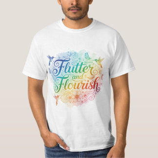 Camiseta Flutter & Flourish - A Arte da Liberdade