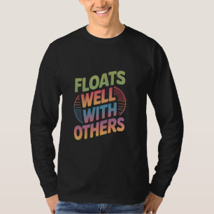 Camiseta Flutua Bem Com Outros Vibrações do Pôr do Sol