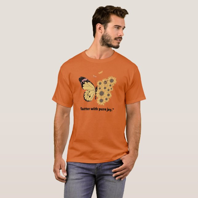 Camiseta Flutuação com alegria (Frente Completa)