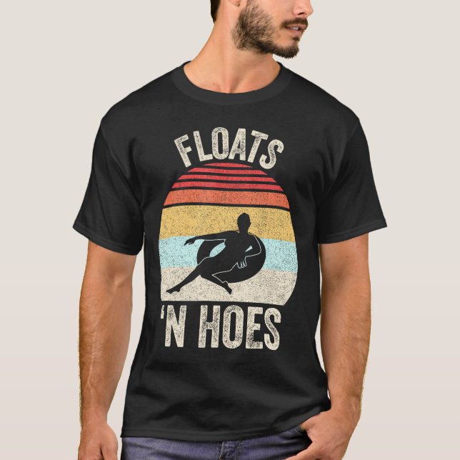 Camiseta Flutuação Fluvial E Fluxos De Alojamento Fluvial (Frente)